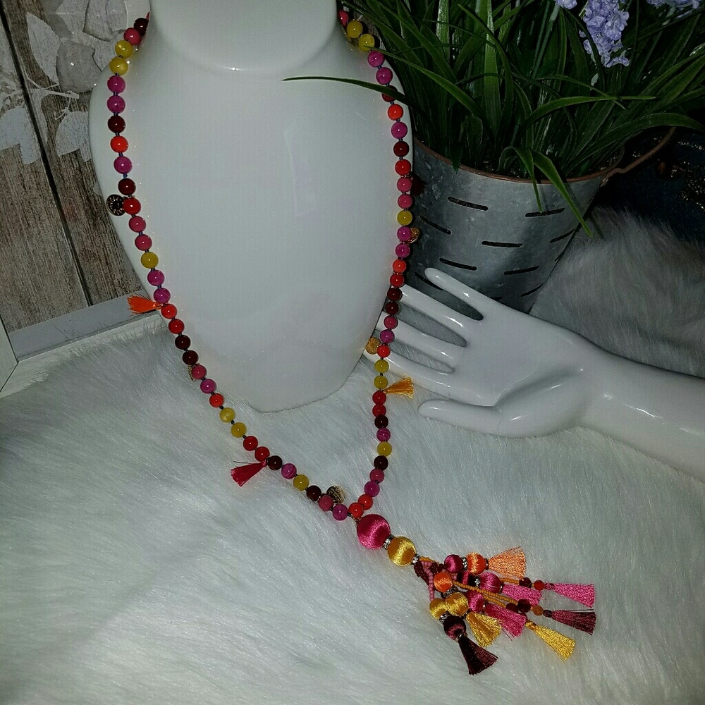 Kate spade pretty poms tassel necklace - Picture 4 of 5